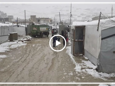 أوضاع كارثية يواجهها النازحون في مخيمات عرسال.. وفصل الشتاء يزيد من المعاناة (فيديو حصري)