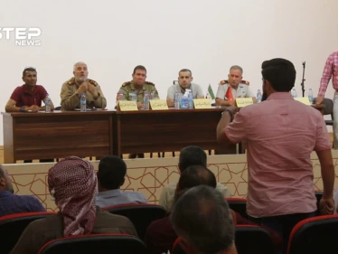 بعد تردي الأوضاع الأمنية اجتماع لوجهاء وفعاليات مع رؤساء مؤسسات في المدينة الباب بريف حلب