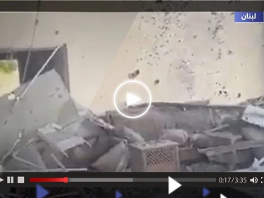 بالفيديو|| قصف إسرائيلي يستهدف منزل نائب لبناني جنوبي البلاد.. والأخير يُعلّق