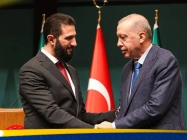 الرئاسة التركية تكشف مضمون بلاغ من أردوغان لأحمد الشرع