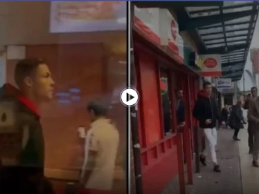 رونالدو يثير الجدل بين محبيه بمشهد داخل أحد المطاعم وتساؤلات حول تخليه عن عاداته الصحية (فيديو)
