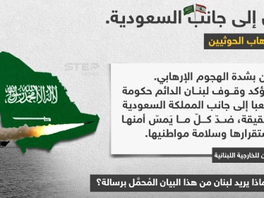 أصدرت وزارة الخارجية اللبنانية بياناََ، تُدين فيه الهجوم "الحوثي" على المملكة العربية السعودية وتصفه بالإرهابي، وتعلن تضامن لبنان حكومةً وشعباً مع المملكة.
