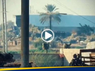 شاهد|| انتشار مقاتلي القسام والتحامهم مع جنود وآليات الجيش الإسرائيلي في غزة ومحاصرتهم 30 جندياً