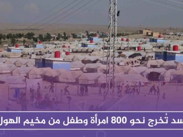 قسد تمتثل لمطالب العشائر العربية وتُخرج نحو 800 امرأة وطفل من مخيم الهول!!