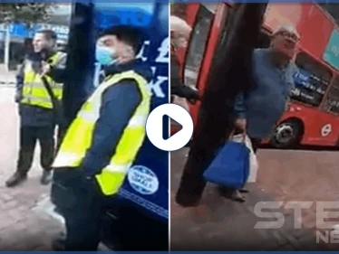 بالفيديو|| بسبب حجابها.. عجوز بريطاني عنصري يعتدي على امرأة مسلمة وطفلتها أمام الناس