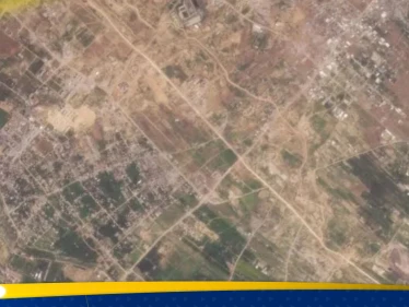 صور أقمار صناعية تظهر ما يجري في غزة.. إسرائيل تقسم القطاع لقسمين