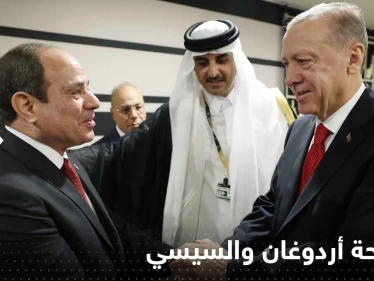 مصافحة أردوغان والسيسي قد تفتح موجة دبلوماسية "خفية".. ومسؤولان تركيان يكشفان التفاصيل