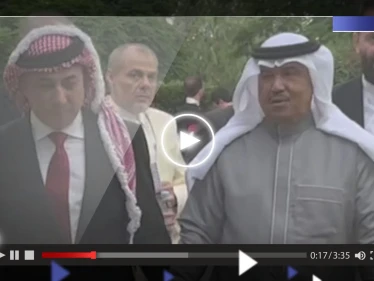 شاهد|| كواليس أغنية زفة "حسين ورجوة".. عمر العبداللات ينشر فيديو برفقة فنان العرب