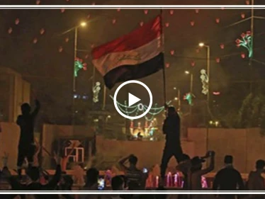فيديو.. متظاهرون يحاصرون القنصلية الإيرانية.. والقوات الأمنية تهدد باقتحام ساحة التحرير