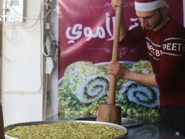 البوظة الشامية العربية الدق.. الأولى من نوعها في مدينة الباب شرقي حلب