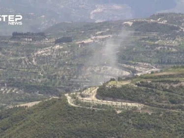 شاهد قصف مدفعي على بكسريا غرب إدلب من نقاط قوات النظام بريف اللاذقية - وكالة ستيب نيوز