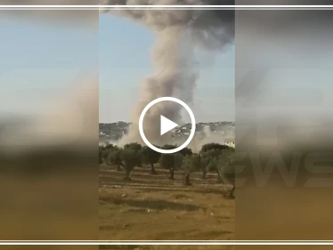 بالفيديو|| الطيران الروسي يرتكب مجزرة في معرة النعمان.. والمروحي يكثف من غارات البراميل!