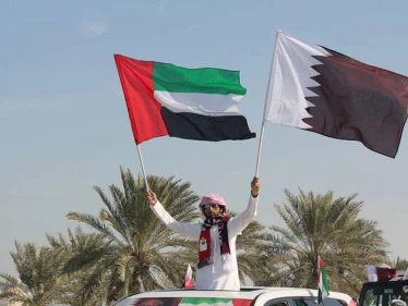 محمد بن زايد يستقبل وفداً قطرياً في أبو ظبي لأول مرّة منذ المصالحة