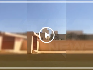 بالفيديو || أسد يقف قرب مدرسة في الرياض يثير الذعر