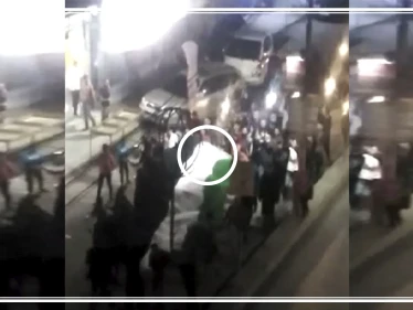 مظاهرة ليلية في إدلب مناوئة لحكومة الإنقاذ وهيئة تحرير الشام