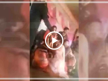 شاهد بالفيديو|| لمحاولتها أخذ "استراحة" من وصلة الرقص، راقصة تُصاب برصاصة بوجهها من أحد الحضور