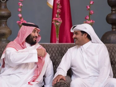 الملك سلمان والأمير محمد بن سلمان يبرقان إلى أمير قطر.. إليك مضمون الرسالة