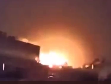 بالفيديو|| انفجار مستودع سلاح لحركة حماس في قبو مسجد ضمن مخيم برج الشمالي بمدينة صور اللبنانية