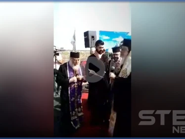 بالفيديو|| روسيا ومطرانية الروم الأرثوذكس يفتتحون كنيسة آيا صوفيا في سوريا نكايةً بتركيا