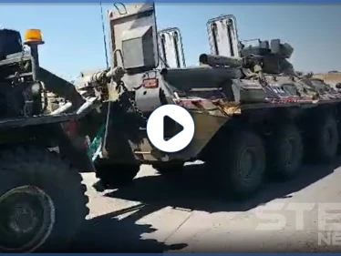 بالفيديو|| انفجار يستهدف الدورية الروسية التركية وعطب عربة روسية على طريق الـ"M4" في إدلب