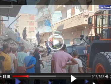 قتلى وجرحى في انهيار عقار مأهول بالسكان في مصر (فيديو)