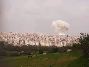 12جريحاً في قصف روسي بالستي على جسر الشغور بإدلب