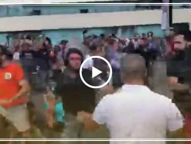 أنصار حزب الله يعتدون على المتظاهرين.. والحريري بصدد إعلان استقالته (فيديو)