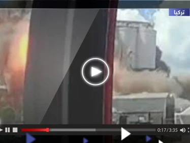 شاهد.. لحظة الانفجار الضخم في ميناء درينجة التركي وارتفاع بعدد الجرحى