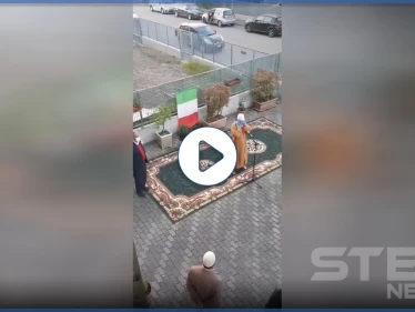 بالفيديو|| الأذان يرفع لأول مرة عبر مكبرات الصوت في مدينة بارما الإيطالية