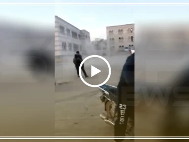 بالفيديو| اشتباكات بالرشاشات الثقيلة بين عائلتين باعزاز شمالي حلب.. والسبب كيس قمامة!!