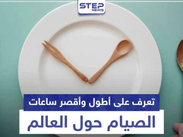 من 12 إلى 20 ساعة.. تعرف على أطول وأقصر ساعات الصيام حول العالم