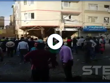بالفيديو || قتيل ودمار بـ انفجار منشأة وسط العاصمة الإيرانية طهران