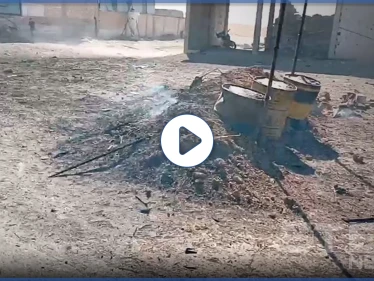 بالفيديو|| قتلى ومُصابين بمُفخخة تضرب حاجز للفصائل الموالية لتركيا في تل حلف شمال الحسكة