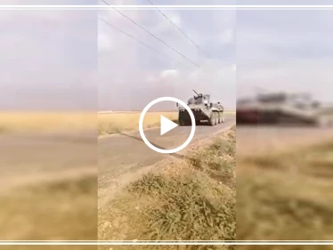 "بالحجارة والأحذية" أهالي ريف الحسكة يستقبلون أول دورية روسية تركية مشتركة