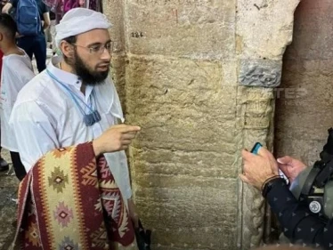 بالفيديو|| متنكراً بزي إسلامي.. لحظة ضبط مستوطن وهو يحاول اقتحام المسجد الأقصى