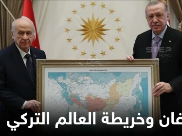 شاهد لحظة تسلّم أردوغان هدية "العالم التركي" المستفزة لروسيا وإسرائيل توجه له شكراً "خاصًّاً"