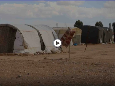 بالفيديو || أوضاع صعبة يعانيها سكان مخيم مسكنة بريف حلب الشرقي