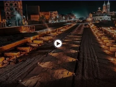بالفيديو|| بحضور الرئيس المصري وحفل استعراضي مذهل مصر تفتتح "طريق الكباش" درب ملوك الفراعنة من جديد