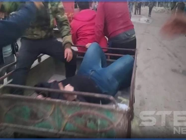 بالفيديو || جرحى في أعمال شغب بين جماهير فريقي كرة القدم جبلة وتشرين