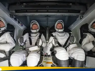 طاقم من محطة الفضاء الدولية يعود إلى الأرض باكراً - وكالة ستيب نيوز