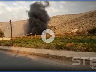 بالفيديو|| جرحى من الجيش التركي بقصف صاروخي للنظام السوري على قاعدة تركية غرب حلب
