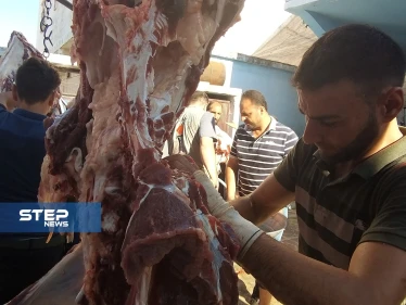 شاهد بالصور: جانب من أضاحي العيد بريف حلب الغربي