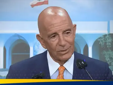 المبعوث الأمريكي يكشف موقفه من الرد اللبناني بشأن نزع سلاح حزب الله  - وكالة ستيب نيوز