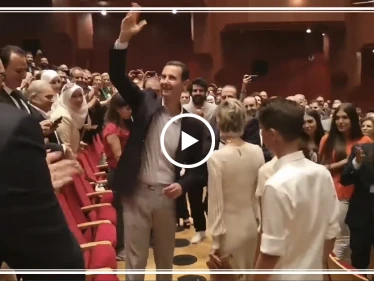 رأس النظام السوري "بشار الأسد" يحتفل بعيد ميلاده الـ"54" (فيديو)