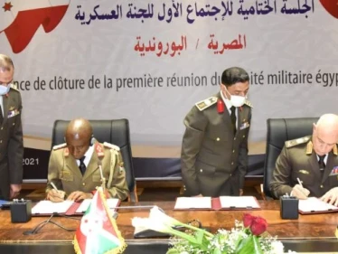 القوات المسلحة المصرية توقع اتفاقاً عسكرياً مع نظيرتها في بوروندي