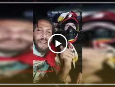 فيديو || متظاهر عراقي يُصادف أمه وهي توزّع الطعام على الخطوط الأولى