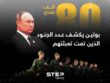 بوتين يكشف عدد الجنود الذين تمت تعبئتهم حديثاً