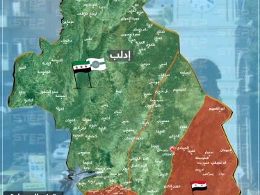 توزع السيطرة في ادلب وريفها بعد سيطرة قوات النظام على مدينة خان شيخون ومحيطها