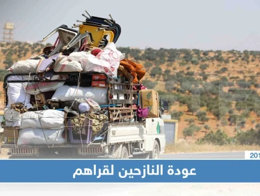 عودة أكثر من 96 ألف نازحٍ إلى قراهم بريف إدلب الجنوبي