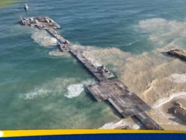 لأول مرة.. البنتاغون يكشف معلومات عن رصيف بايدن العائم بغزة